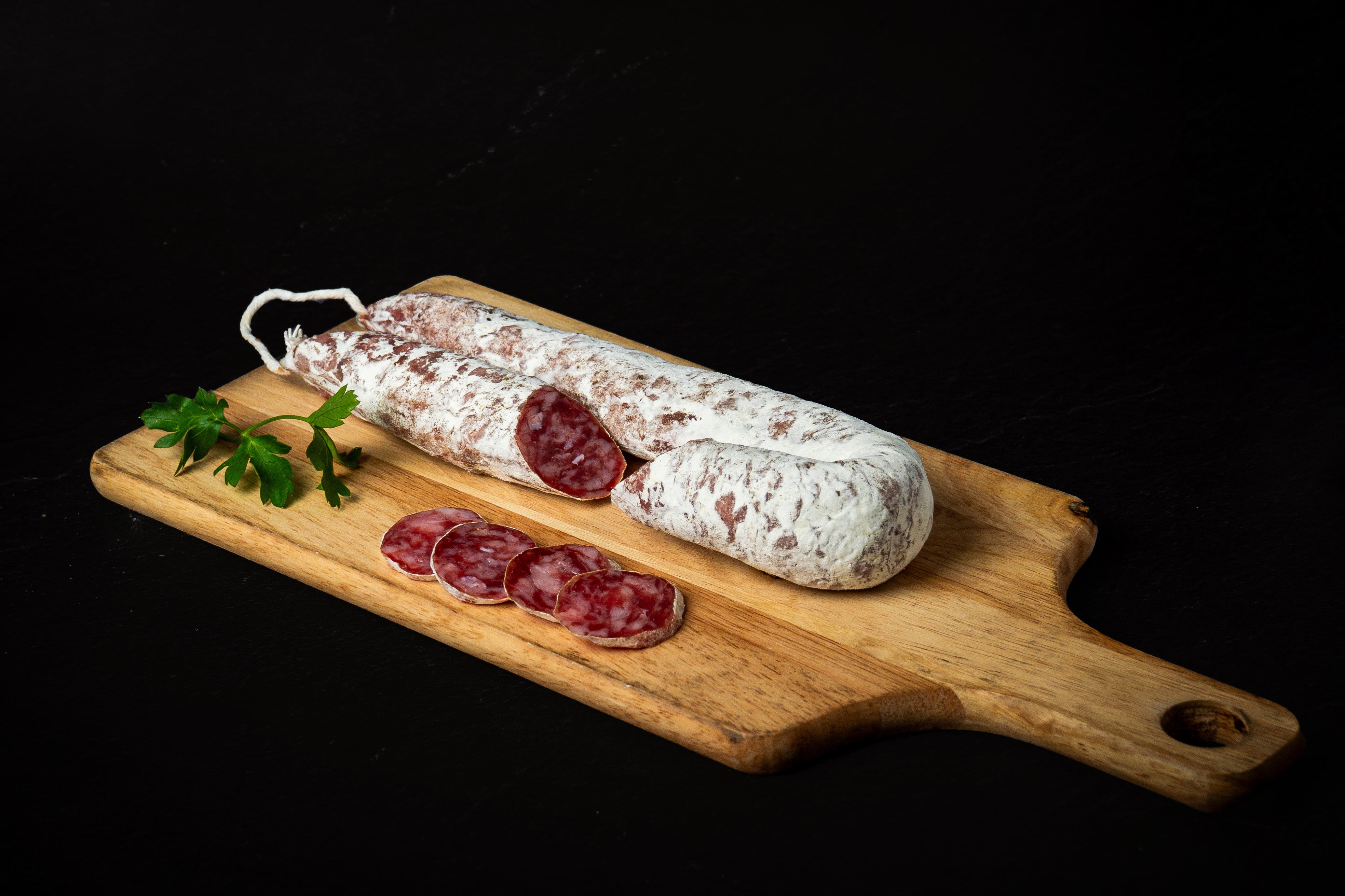 Longaniza artesana lista para comer