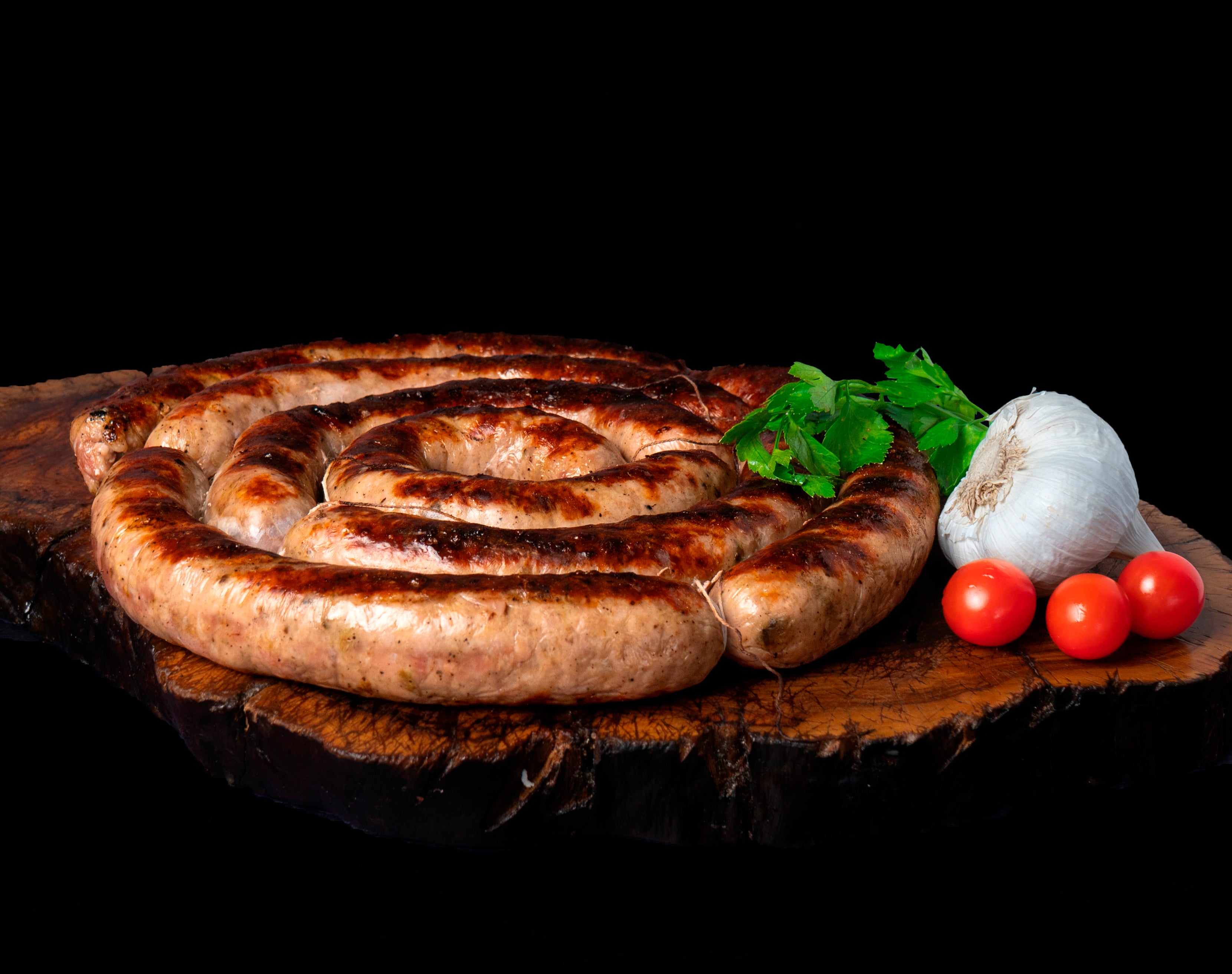 Longaniza natural pasada por la brasa. 1 kilogramos de Longaniza Natural.